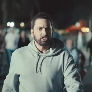 🎤 b01f3181 Eminem Эминем, рэпер, музыка, злой whatsapp sticker