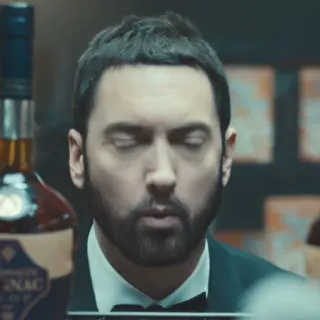 🎤 bc9470b0 Eminem GNAC Eminem, Рэпер, Коньяк, Алкоголь, Бутылка whatsapp sticker