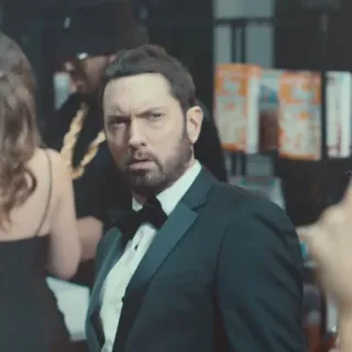 🎤 d3fdab07 Eminem музыкант, рэпер, знаменитость, портрет whatsapp sticker