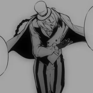 🎭 23873ee4 Nikolai Gogol Bungo Stray Dogs 动漫, 漫画, 角色, 尼古莱·果戈里, 文豪野犬 telegram sticker