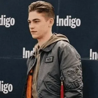 ✨ d8c1fcff Indigo Mann, Model, Jacke, Kapuzenpullover, Porträt telegram sticker