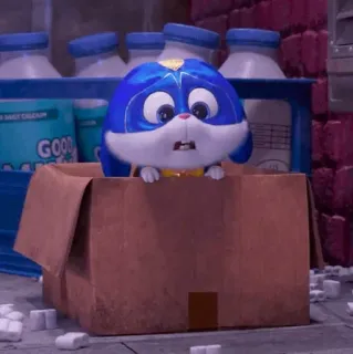 ☁️ afdaaa2f Snowball The Secret Life of Pets กระต่าย, การ์ตูน, สัตว์เลี้ยง, กล่อง, ภาพเคลื่อนไหว, สัตว์ telegram sticker