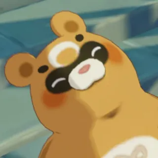 ☺️ 21746e57 Guoba Genshin Impact Guoba, Genshin Impact, Tanuki, Spielcharakter, Videospiel, Bär telegram sticker