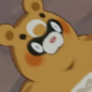 😳 7ec3ff4f Bär, Tier, Cartoon, Niedlich, Sticker telegram sticker