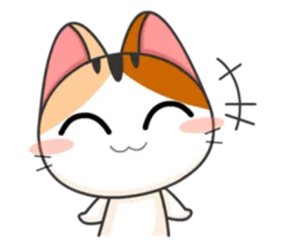 😊 66427017 cat, kitten, animal, cute, sticker, cartoon whatsapp sticker