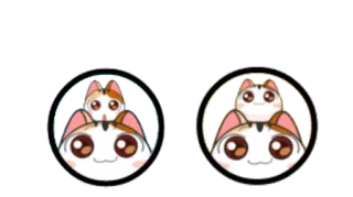 🐱 2068869a chat, hamster, mignon, animal, autocollant, dessin animé telegram sticker