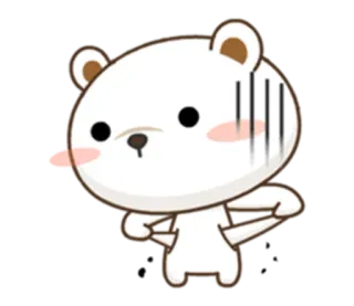 💸 285118f7 Dessin animé, Ours, Poches vides, Triste, Fauché, Difficultés financières telegram sticker