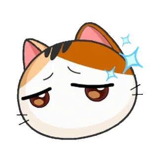 ☹️ 361de35a gatto, emoji, sticker, animale, carino, cartone animato telegram sticker