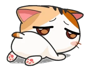 😊 5b91b47b gatto, animale, cartone animato, animale domestico, gattino, carino telegram sticker