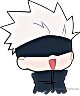 😄 0ccc7859 Gojo Satoru Jujutsu Kaisen @animestickerchannel Anime, Sticker, Gojo, Jujutsu Kaisen, Manga whatsapp sticker