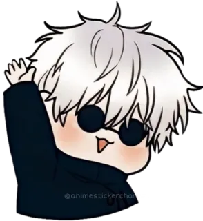 😄 4fcedfe4 @animestickerchan Anime, Aufkleber, Charakter, Chibi, Süß whatsapp sticker