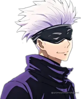 😄 762de8b9 Satoru Gojo Jujutsu Kaisen @animestickerchannel Anime, Manga, Jujutsu Kaisen, Gojo, Satoru Gojo, Charakter whatsapp sticker