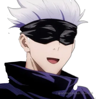 😀 9017702b Satoru Gojo Jujutsu Kaisen Anime, Manga, Gojo, Satoru Gojo, Jujutsu Kaisen whatsapp sticker