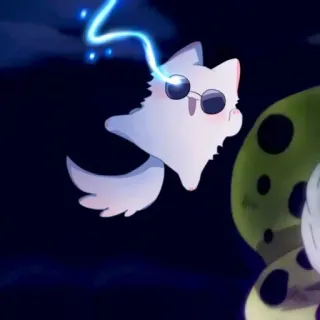 💮 8ae56583 kucing, kacamata hitam, kartun, hewan, imut whatsapp sticker