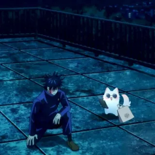 Gojo Cat @Kaizuryu /// @Cutie_Siya :: @fStikBot telegram stickers