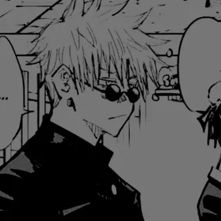 🕯 0b2b5975 Gojo Satoru Jujutsu Kaisen Anime, Manga, Gojo, Satoru, Jujutsu Kaisen, Personage telegram sticker