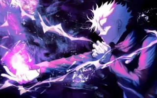 ⚔ 4d901ba7 Satoru Gojo Jujutsu Kaisen Anime, Jujutsu Kaisen, Satoru Gojo, Tovenaar, Magie whatsapp sticker