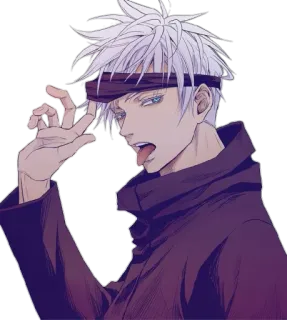 Gojo Satoru @Blue_Rose_Sword whatsapp stickers
