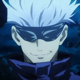 🐚 181b752b Satoru Gojo Jujutsu Kaisen Anime, Gojo, Satoru, Jujutsu Kaisen, Charakter, Manga whatsapp sticker