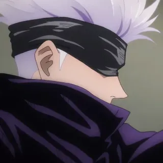 🐚 dea8831c Gojo Satoru Jujutsu Kaisen Anime, Gojo Satoru, Jujutsu Kaisen, Charakter, Augenbinde whatsapp sticker