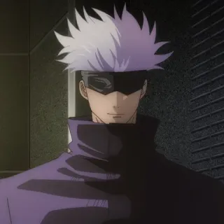 🤍 14b1b5d9 Satoru Gojo Jujutsu Kaisen Аниме, Манга, Годжо, Сатору, Колдун whatsapp sticker