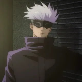 🤍 4cd3a9b2 Gojo Satoru Jujutsu Kaisen Аниме, Манга, Колдун, Годжо, Сатору whatsapp sticker