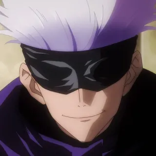 🤍 783b891f Gojo Satoru Jujutsu Kaisen Аниме, Манга, Годжо, Сатору, Магическая Битва, Кайсен whatsapp sticker