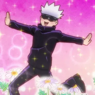 🤍 cdea0275 Satoru Gojo Jujutsu Kaisen Аниме, Манга, Годжо, Сатору, Танцы whatsapp sticker