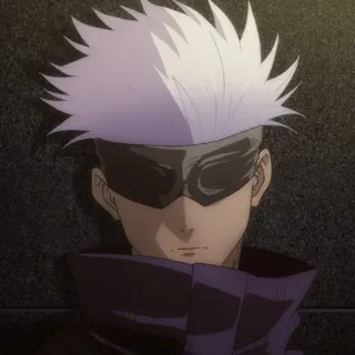 🤍 f4f06c16 Satoru Gojo Jujutsu Kaisen Аниме, Манга, Годжо, Сатору, Колдун whatsapp sticker