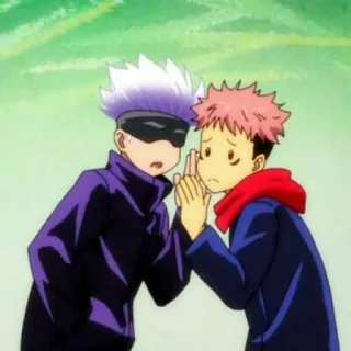 😏 11fb5abb Gojo Satoru Jujutsu Kaisen อนิเมะ, มังงะ, โกโจ, ยูจิ, ตัวละคร telegram sticker