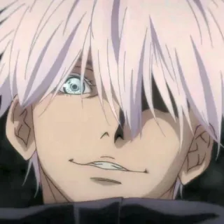 😏 ac72b1dc Satoru Gojo Jujutsu Kaisen อนิเมะ, มังงะ, โกโจ, มหาเวทย์ผนึกมาร telegram sticker