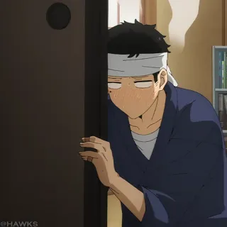 🎏 1224e9e7 Anime, verlegen, errötend, gucken telegram sticker