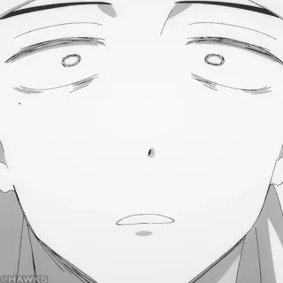🎎 8c96a1ff Anime, Schockiert, Gesicht, Ausdruck, Augen telegram sticker