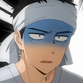 😰 22ee5621 Anime, Manga, Nhân vật, Chân dung, Biểu cảm, Mồ hôi, Băng đô telegram sticker