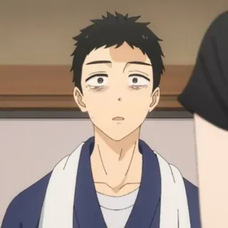 😑 3a715991 anime, đàn ông, mệt mỏi, buồn ngủ, nhân vật telegram sticker