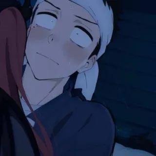 😳 8090ad70 anime, người đàn ông, hoạt hình, chân dung, cảm xúc, gương mặt telegram sticker