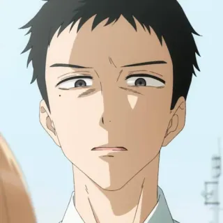 😡 980d48a6 Anime, Nam, Nghiêm túc, Biểu cảm, Nhân vật, Chân dung telegram sticker