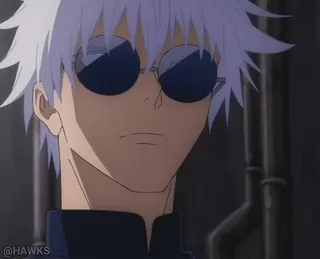 😒 0a383f70 Satoru Gojo Jujutsu Kaisen Аниме, Очки, Годжо, Сатору, Jujutsu Kaisen telegram sticker
