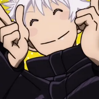 ☺️ 58014cfc Аниме, Счастливый, Милый, Улыбающийся, Персонаж telegram sticker