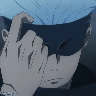 😒 5d3c2ad4 Satoru Gojo Jujutsu Kaisen Аниме, Персонаж, Годжо, Сатору, Манга telegram sticker