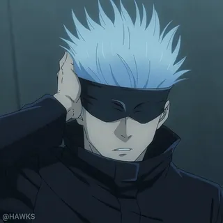 🤨 b445d7a8 Satoru Gojo Jujutsu Kaisen Аниме, Манга, Годжо, Сатору, Персонаж telegram sticker