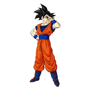 ⚫ 55a5d077 Goku Dragon Ball Аниме, Персонаж, Гоку, Драгон Болл telegram sticker