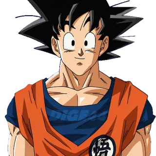 😏 52229683 Goku Dragon Ball Гоку, Dragon Ball, Аниме, Мультфильм, Наклейка whatsapp sticker