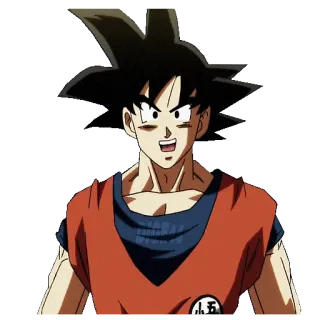 🙃 caed2158 Goku Dragon Ball Гоку, Dragon Ball, аниме, мультфильм, персонаж whatsapp sticker