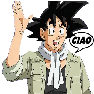 👋 2f9b7625 Goku Dragon Ball CIAO Anime, Dragon Ball, Goku, Ciao, Gruß telegram sticker