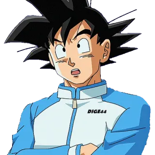 🙄 31ea6a64 Goku Dragon Ball DIGE44 Anime, Dragon Ball, Goku, Aufkleber telegram sticker