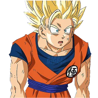 😲 3dc60550 Goku Dragon Ball Anime, Dragon Ball, Goku, Super Saiyajin, Cartoon, Kämpfer telegram sticker