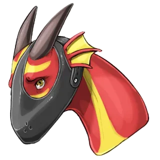 🤐 b5324c75 龙, 头盔, 动物, 盔甲, 生物, 幻想 telegram sticker