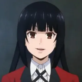 🥀 63889d82 Yumeko Jabami Kakegurui Anime, Personaggio, Ragazza, Kakegurui, Yumeko Jabami whatsapp sticker