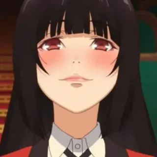🥀 7d870f12 Yumeko Jabami Kakegurui Anime, Ragazza, Sorriso, Kakegurui, Yumeko Jabami whatsapp sticker